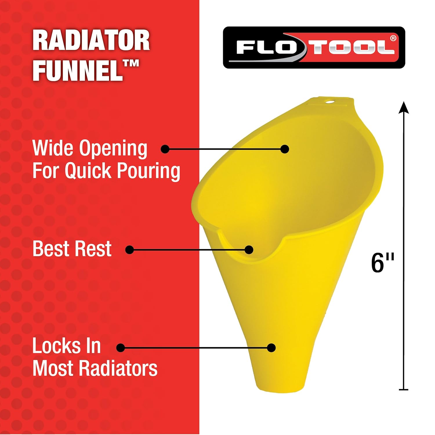 FloTool 10712MX4 Super Quad Funnel for Oil, Lubricant and Other Fluids, 4pk - Image 3