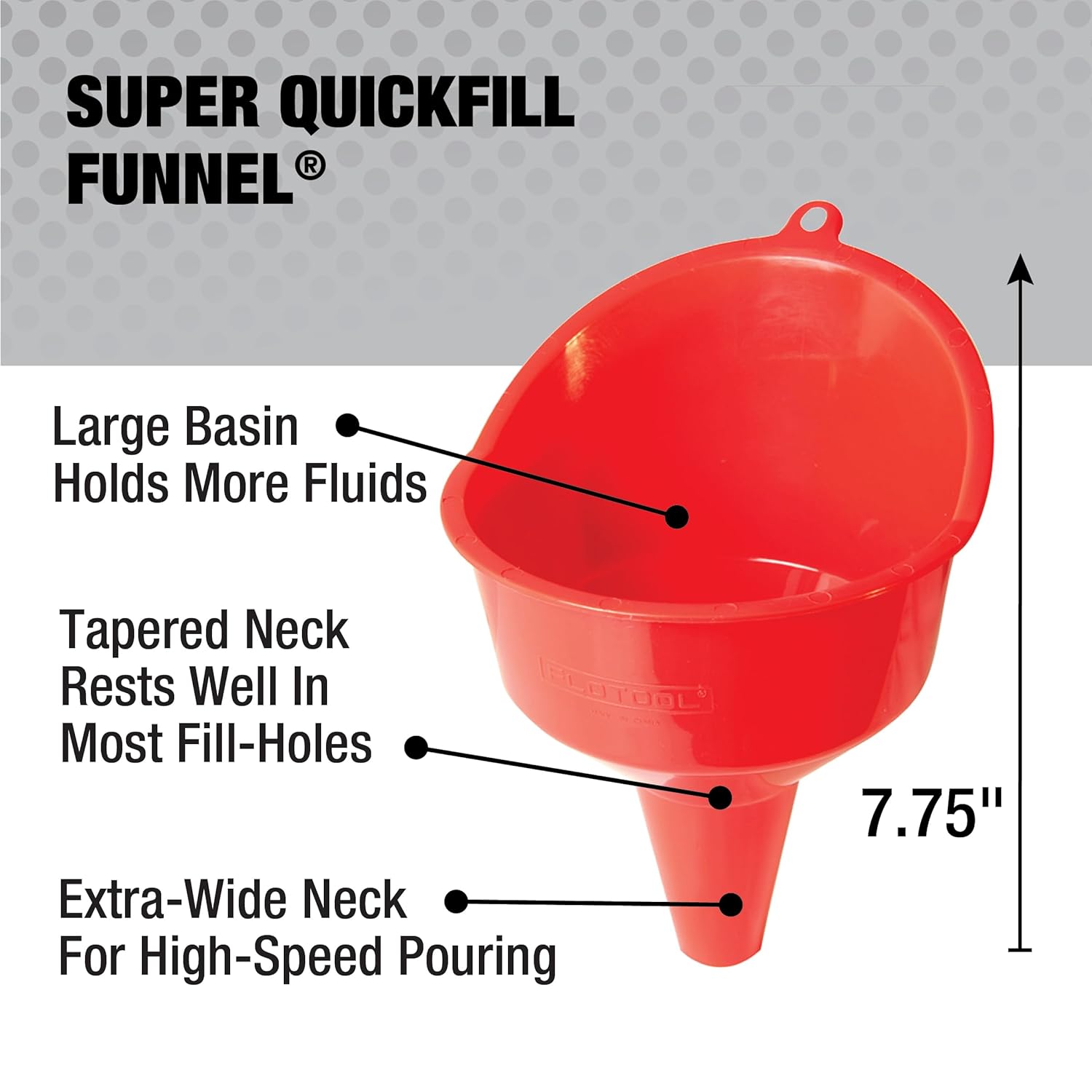 FloTool 10712MX4 Super Quad Funnel for Oil, Lubricant and Other Fluids, 4pk - Image 5