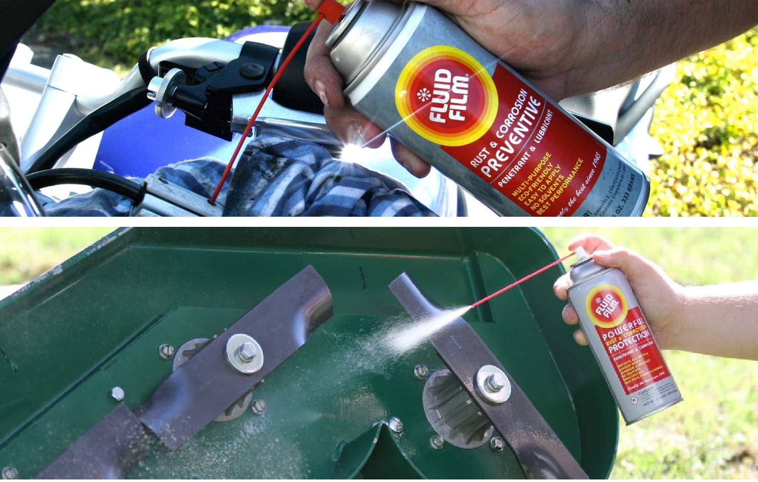 Fluid Film Rust & Corrosion Protection Aerosol Spray with a DU-Most 24" Extension Hose & Nozzle, Metal Surface Penetrant & Lubricant for Marine/Automotive/Industrial/Home, 11.75 Oz (Pack of 4) - Image 3